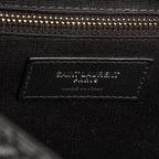 Shoulder Bag Enveloppe Chain Large Black Quilted Leather