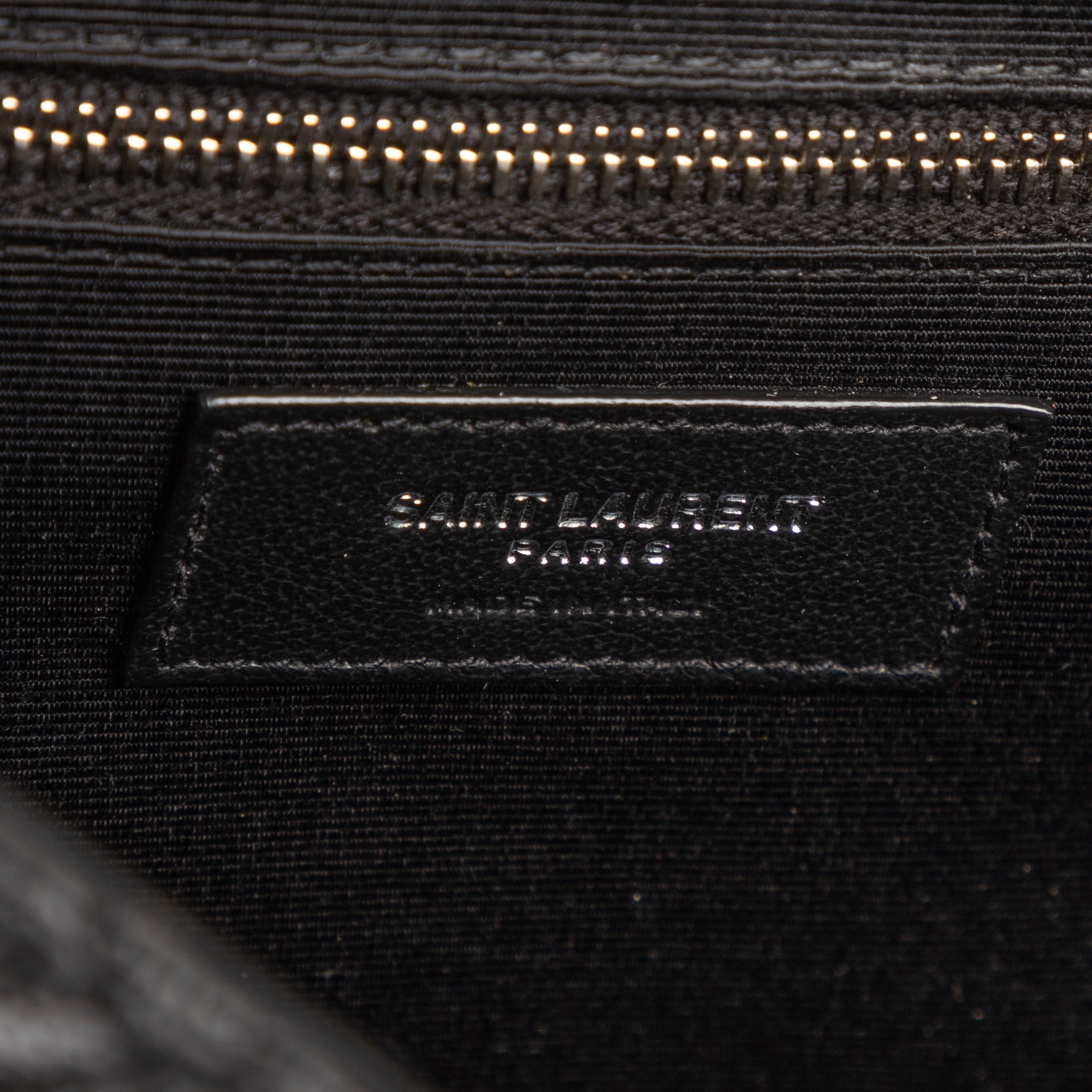 Shoulder Bag Enveloppe Chain Large Black Quilted Leather