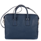 Briefcase Briefcase Blue Saffiano Travel Leather