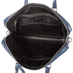 Briefcase Briefcase Blue Saffiano Travel Leather