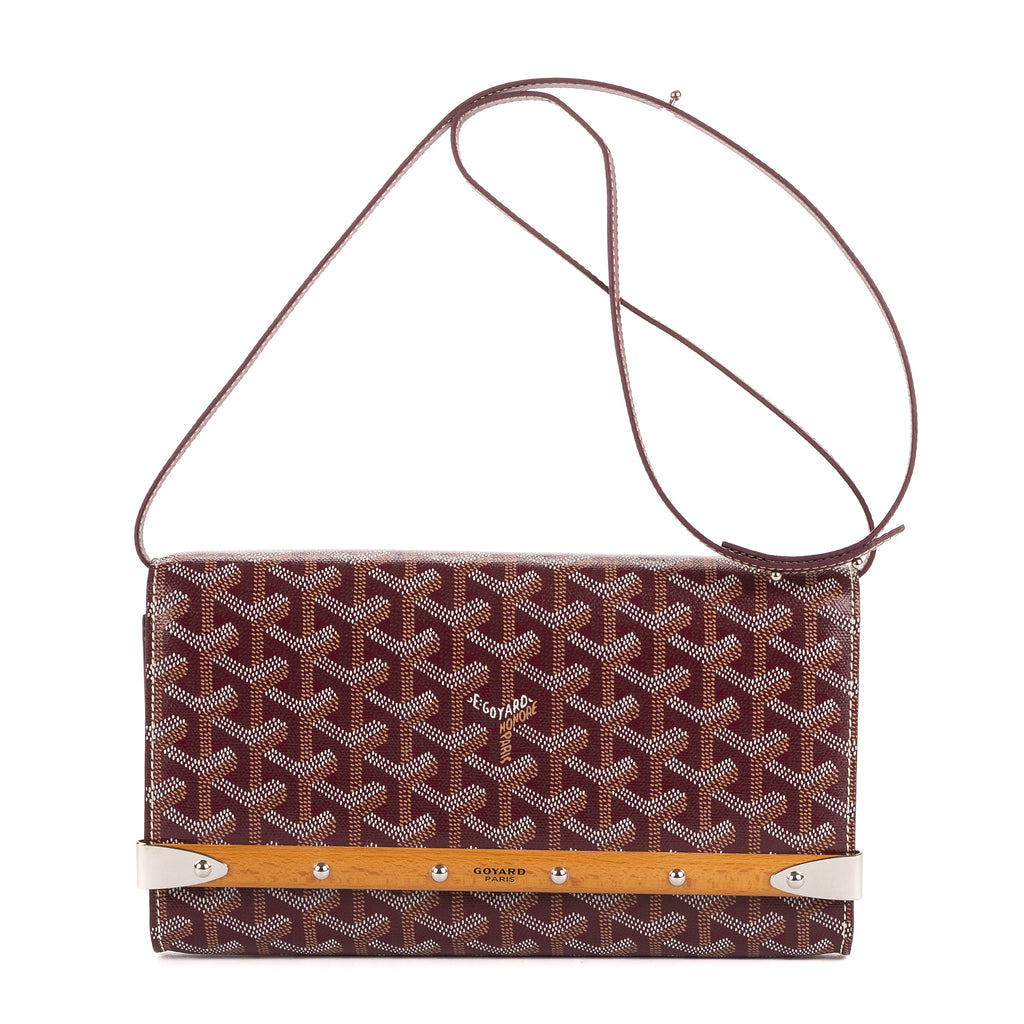 Embrague Monte Carlo Mini Lona Goyardine Burdeos
