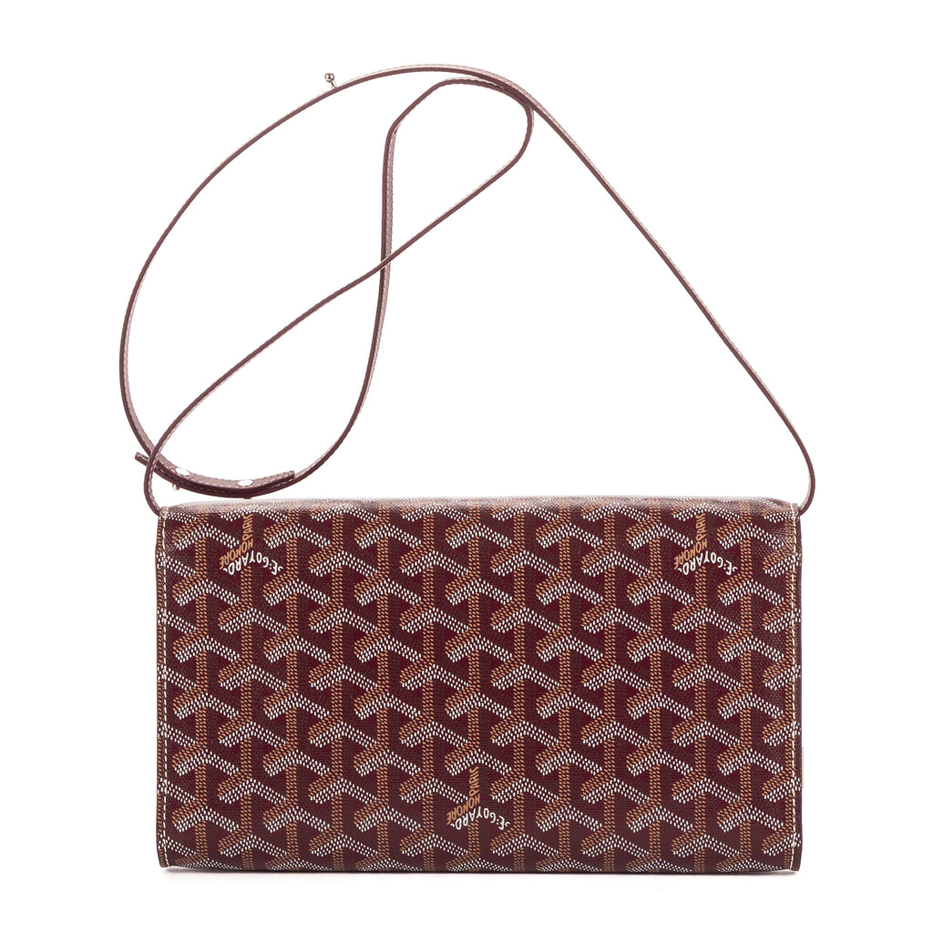Embrague Monte Carlo Mini Lona Goyardine Burdeos