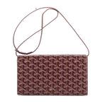 Embrague Monte Carlo Mini Lona Goyardine Burdeos