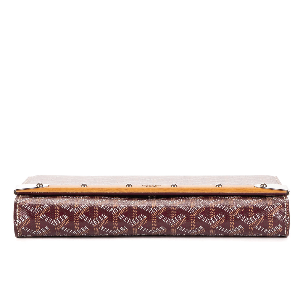 Embrague Monte Carlo Mini Lona Goyardine Burdeos
