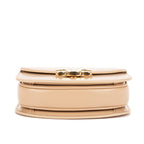 Shoulder Bag Besace Clea Mini Beige Smooth Calfskin Leather
