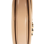 Shoulder Bag Besace Clea Mini Beige Smooth Calfskin Leather