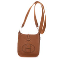 Shoulder Bag Evelyne 16 Amazone Mini Brown Clemence Leather