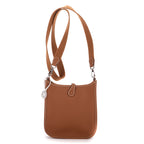 Shoulder Bag Evelyne 16 Amazone Mini Brown Clemence Leather