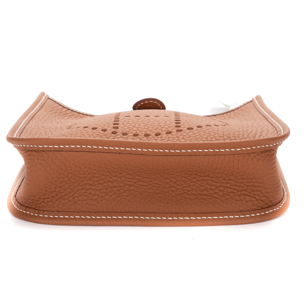 Shoulder Bag Evelyne 16 Amazone Mini Brown Clemence Leather