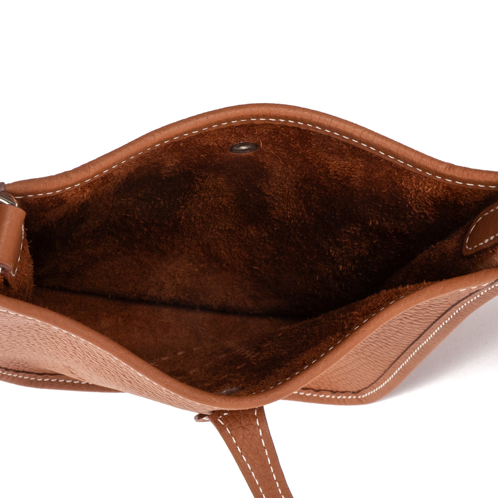 Shoulder Bag Evelyne 16 Amazone Mini Brown Clemence Leather