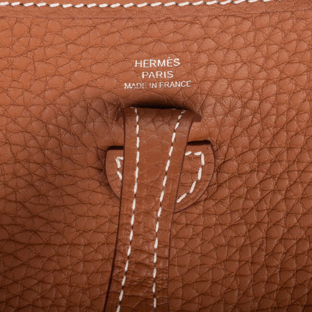 Shoulder Bag Evelyne 16 Amazone Mini Brown Clemence Leather