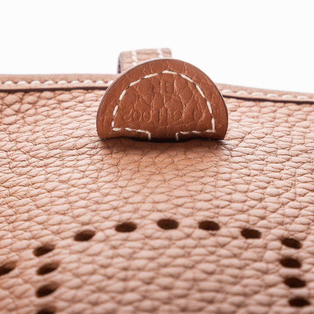 Shoulder Bag Evelyne 16 Amazone Mini Brown Clemence Leather