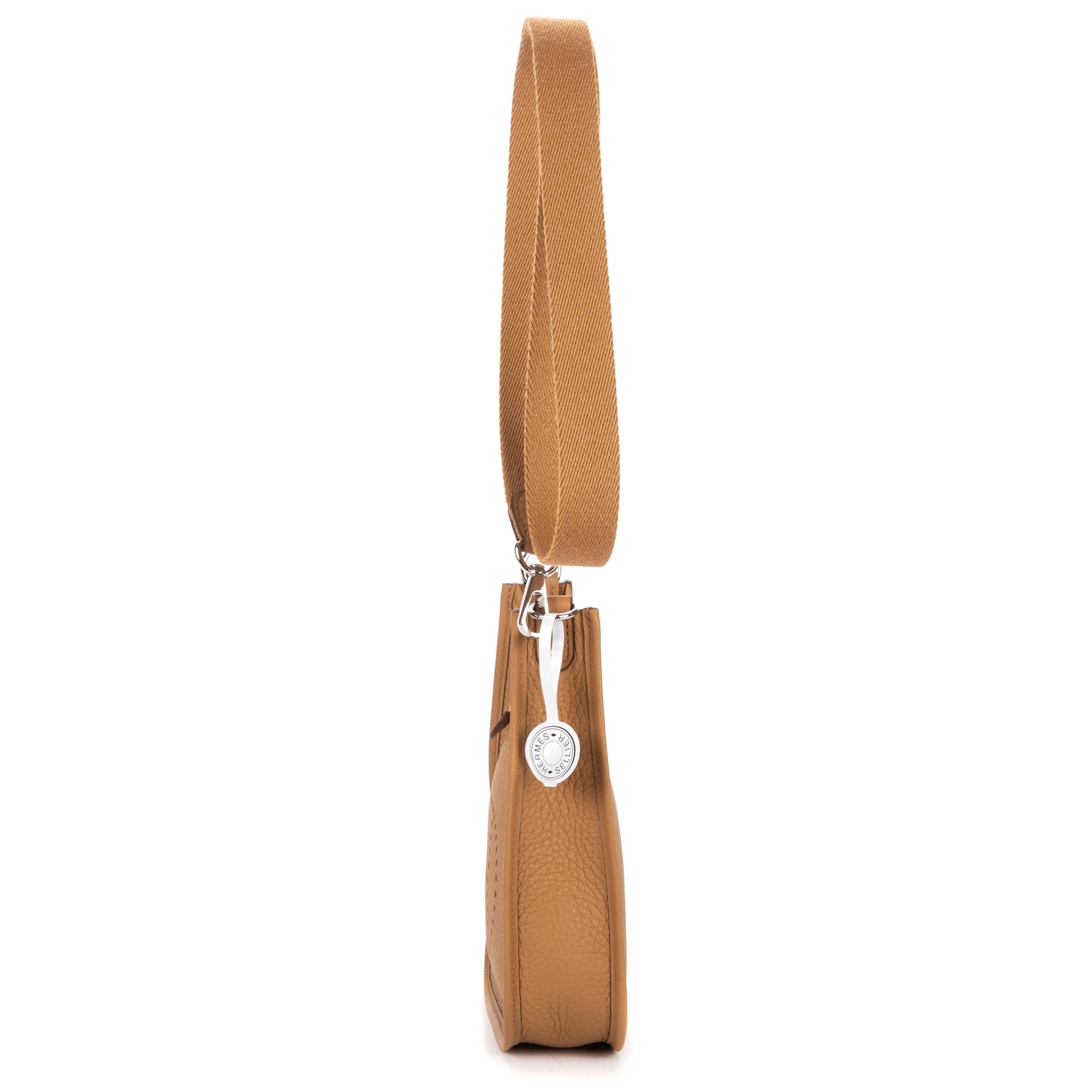 Shoulder Bag Evelyne 16 Amazone Mini Biscuit Camel Clemence Leather