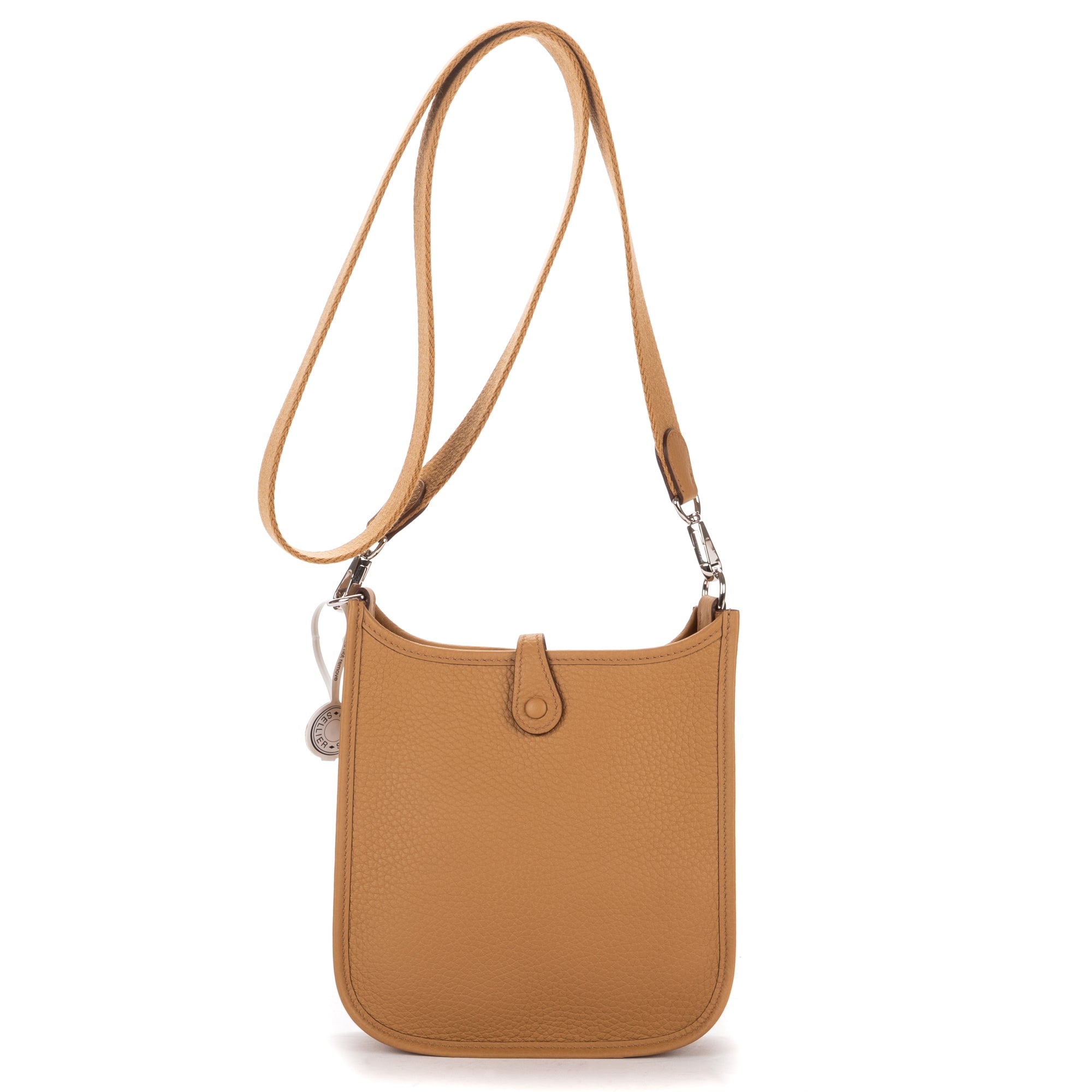 Shoulder Bag Evelyne 16 Amazone Mini Biscuit Camel Clemence Leather