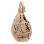 Shoulder Bag Hobo Bag Beige Matelasse Coffer Woven Canvas