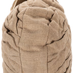 Shoulder Bag Hobo Bag Beige Matelasse Coffer Woven Canvas