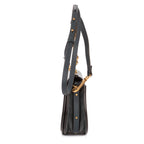 Shoulder Bag Small Nile Bracelet Bag Small Navy Calfskin Leather