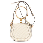 Shoulder Bag Small Nile Bracelet Bag Small Ivory Quilted Chevron Leather