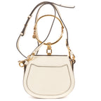 Shoulder Bag Small Nile Bracelet Bag Small Ivory Quilted Chevron Leather