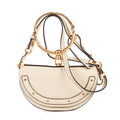 Shoulder Bag Nile Bracelet Crossbody Ivory Calfskin Leather