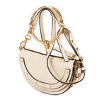 Shoulder Bag Nile Bracelet Crossbody Ivory Calfskin Leather