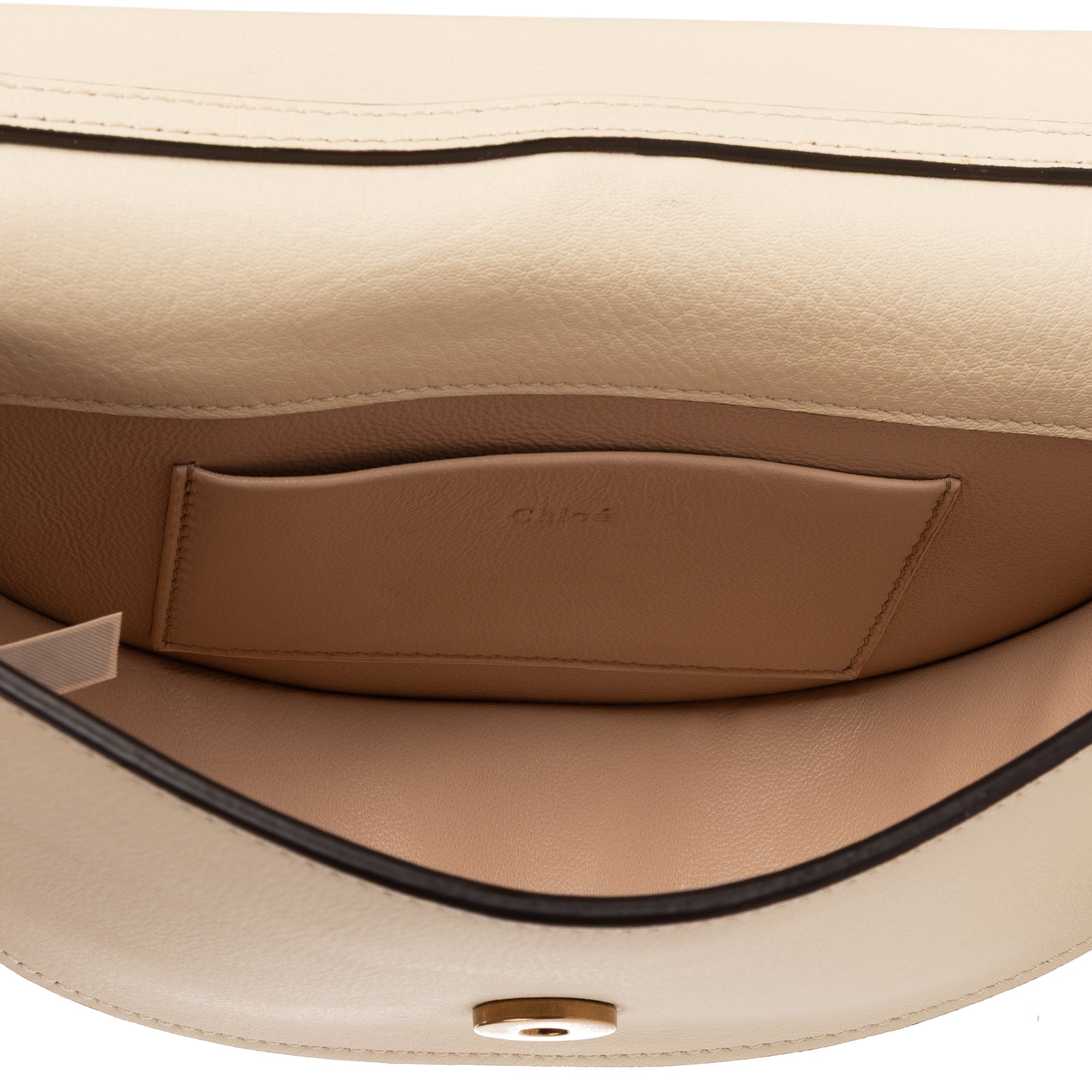 Shoulder Bag Nile Bracelet Crossbody Ivory Calfskin Leather