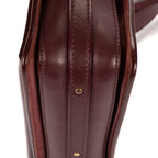 Shoulder Bag Small Roy Clutch Crossbody Small Burgundy Calfskin Leather