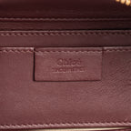 Shoulder Bag Small Roy Clutch Crossbody Small Burgundy Calfskin Leather