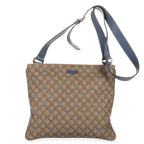 Shoulder Bag Large Square Zip Messenger Large BeigeBlue Supreme Star Print Canvas