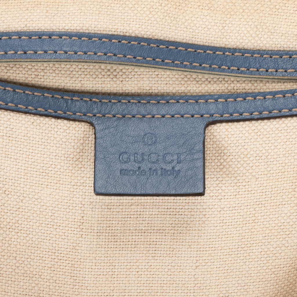 Shoulder Bag Large Square Zip Messenger Large BeigeBlue Supreme Star Print Canvas