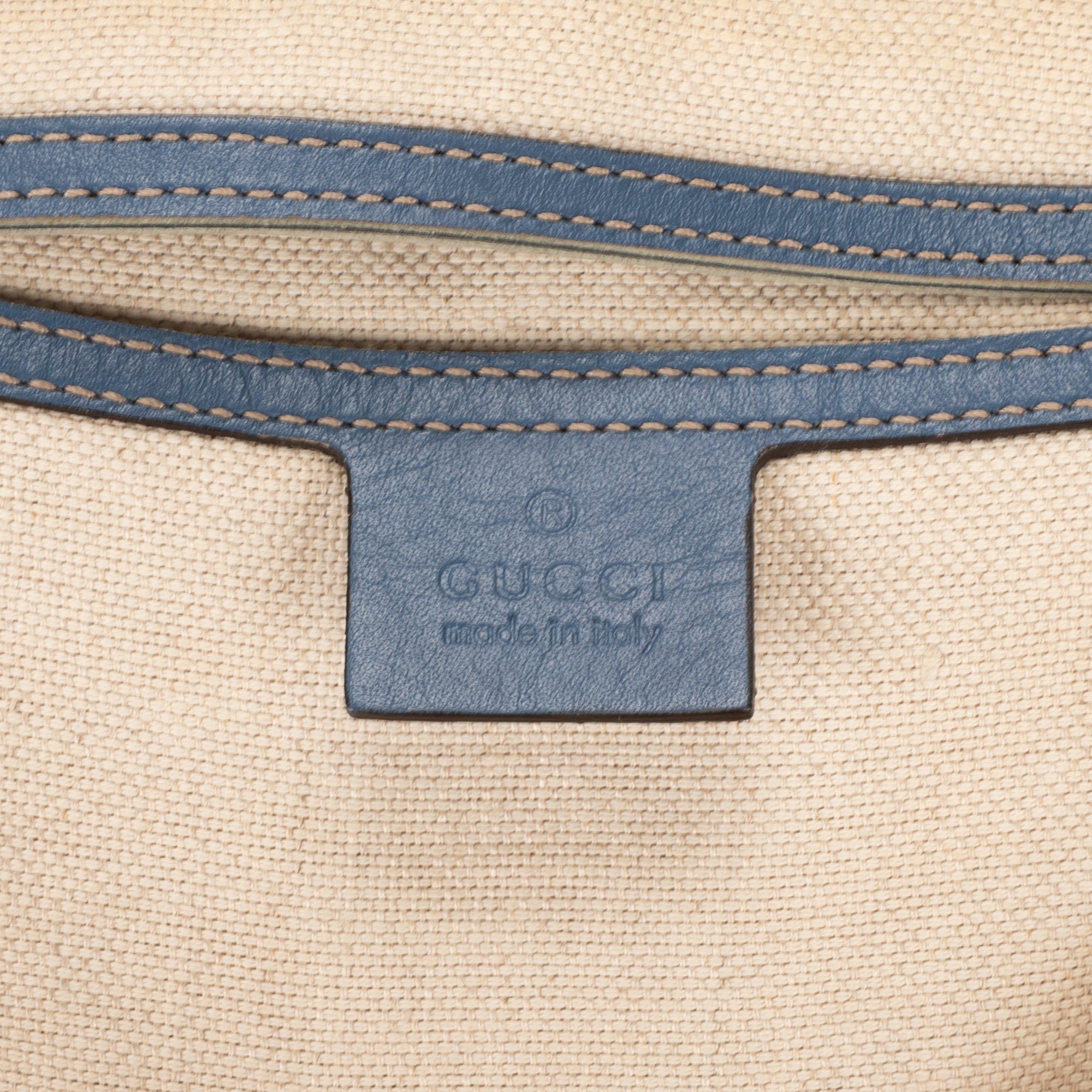 Shoulder Bag Large Square Zip Messenger Large BeigeBlue Supreme Star Print Canvas