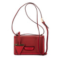 Shoulder Bag Small Barcelona Small Burgundy Grained Calfskin Leather