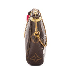 Shoulder Bag Ltd. Ed. 2019 Christmas Animation Mini Pochette Accessoires Brown Vivienne Mascot Monogram Canvas