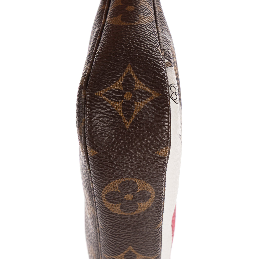 Shoulder Bag Ltd. Ed. 2019 Christmas Animation Mini Pochette Accessoires Brown Vivienne Mascot Monogram Canvas