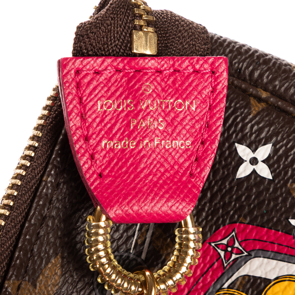 Shoulder Bag Ltd. Ed. 2019 Christmas Animation Mini Pochette Accessoires Brown Vivienne Mascot Monogram Canvas