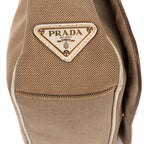 Shoulder Bag Logo Jacquard Flap Beige Jacquard Canvas