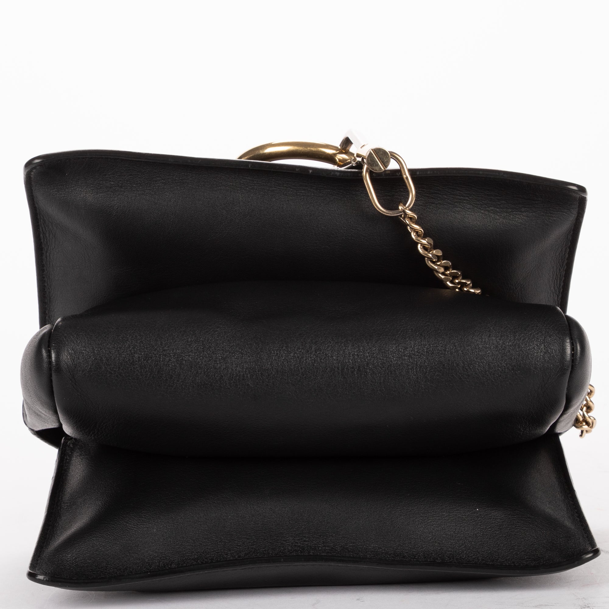 Shoulder Bag Small Faye Small Black Calfskin/Suede Leather
