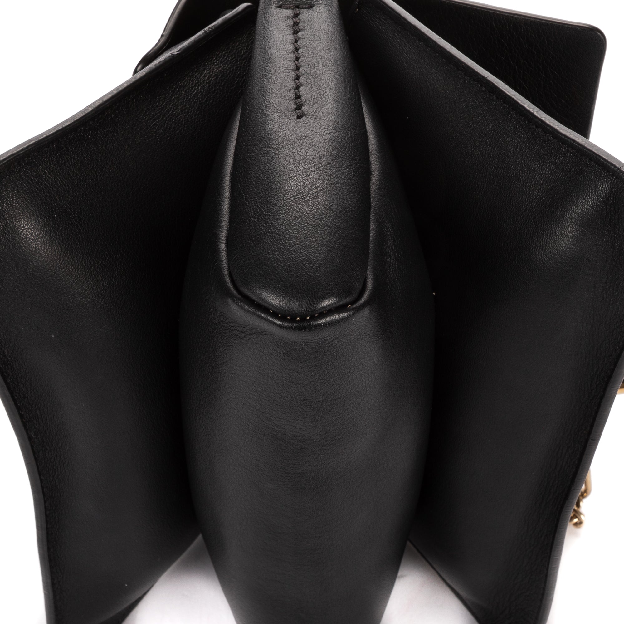Shoulder Bag Small Faye Small Black Calfskin/Suede Leather