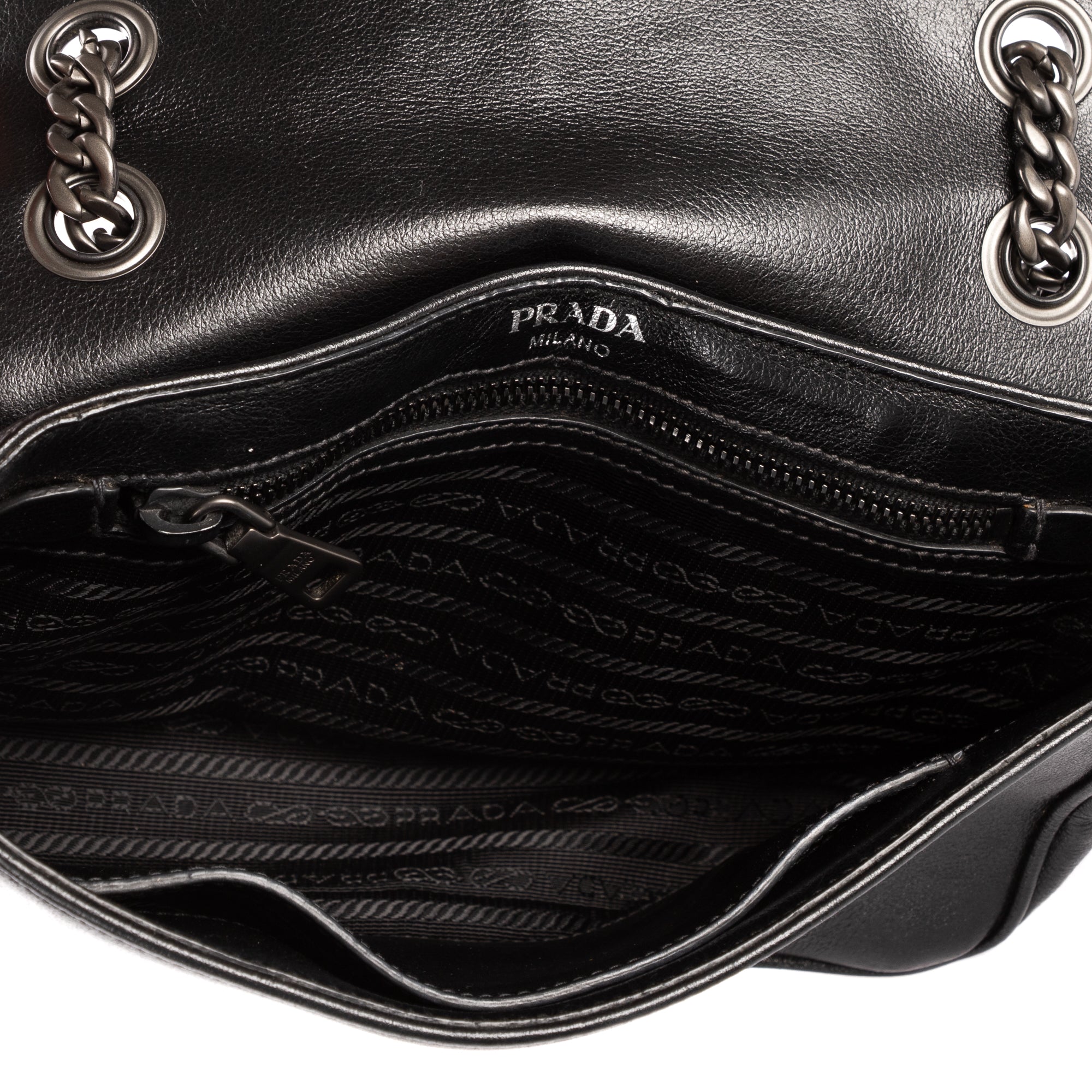 Shoulder Bag Studded Flap Crossbody Black Studded Leather