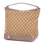 Shoulder Bag Bree Bow Hobo Bag Beige Monogrammed Canvas