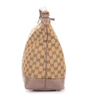 Shoulder Bag Bree Bow Hobo Bag Beige Monogrammed Canvas