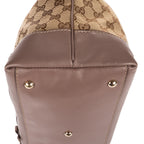 Shoulder Bag Bree Bow Hobo Bag Beige Monogrammed Canvas