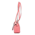 Shoulder Bag Mini Puzzle Mini Pink Grained Calfskin Leather