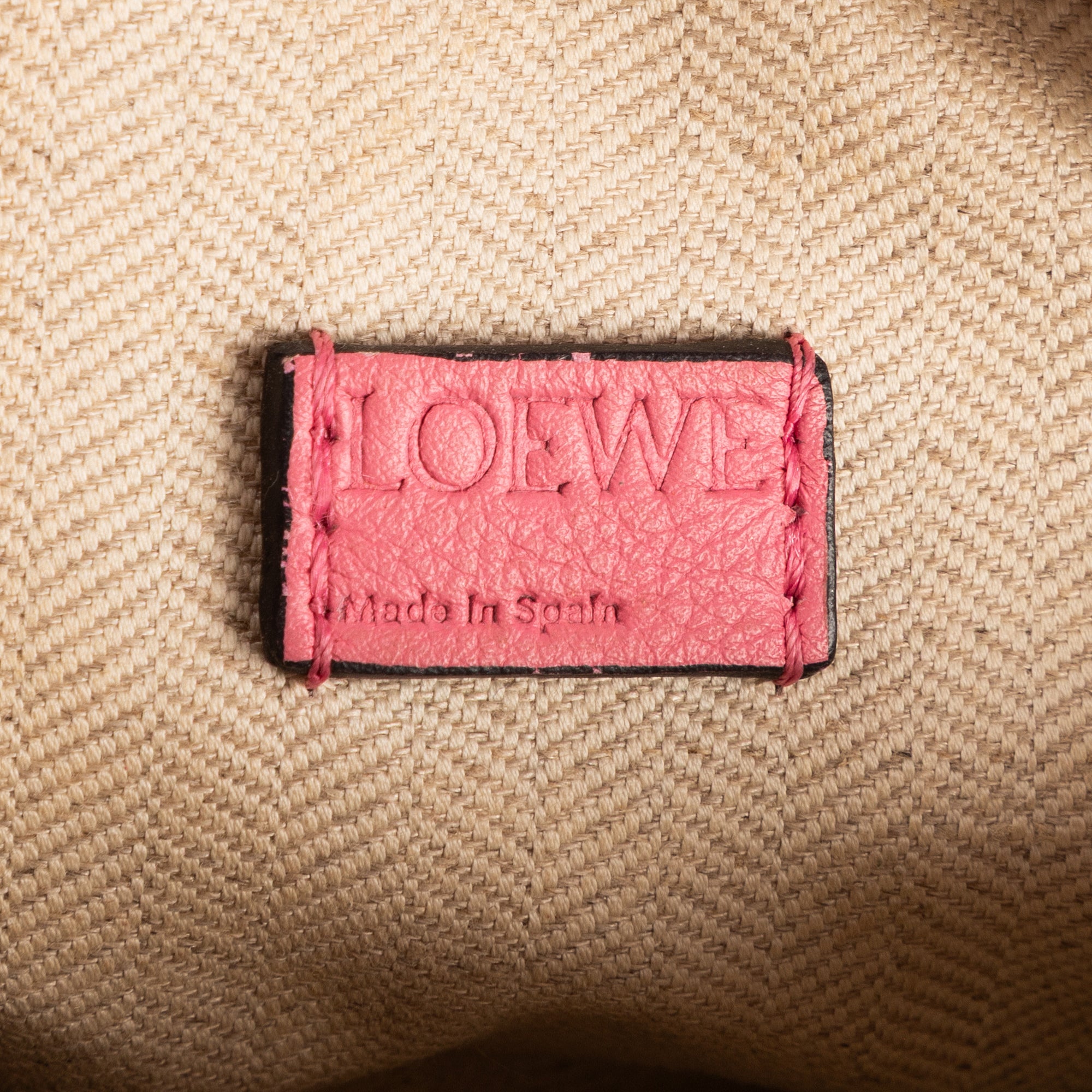 Shoulder Bag Mini Puzzle Mini Pink Grained Calfskin Leather