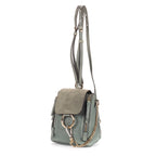 Backpack Faye Backpack Blue Calfskin/Suede Leather