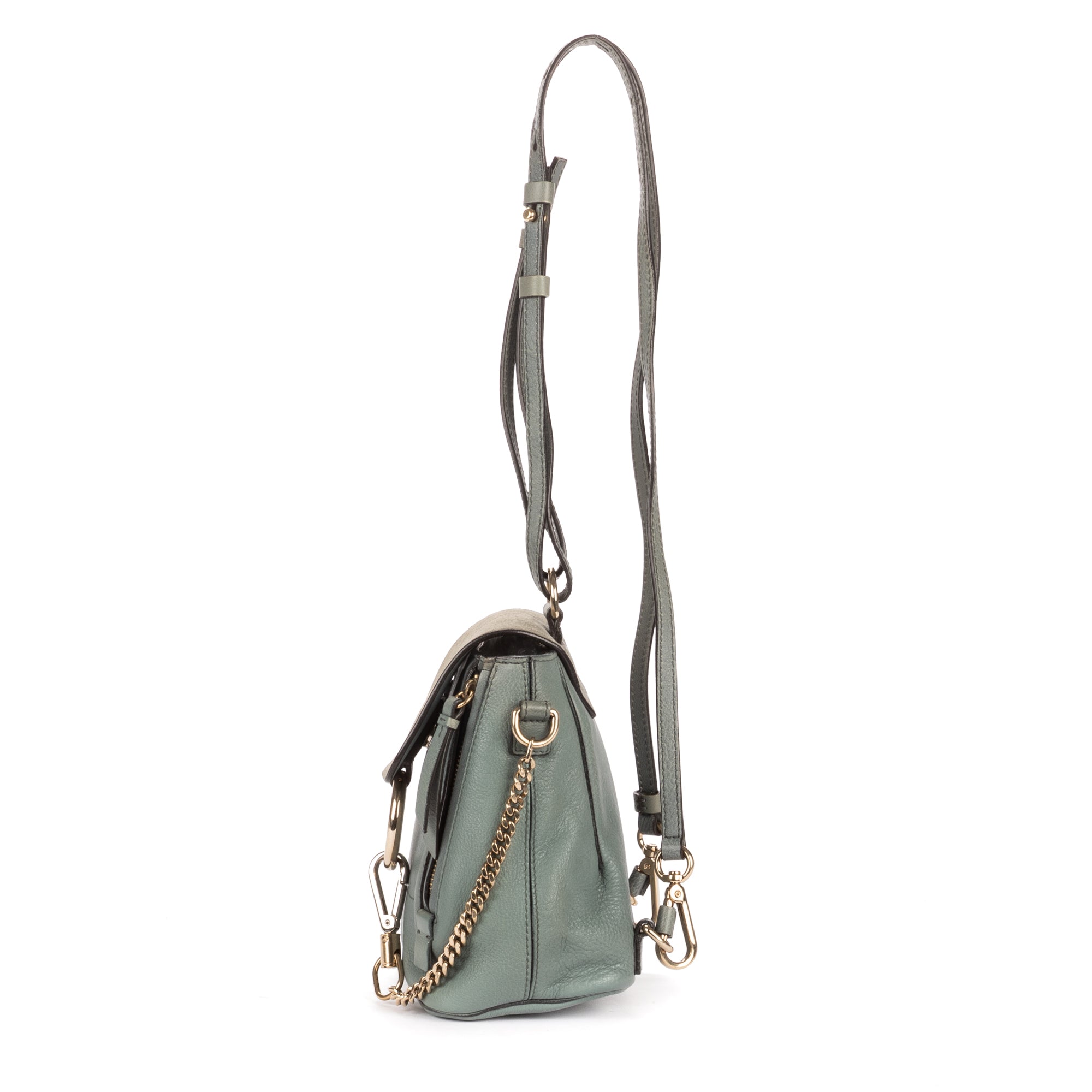 Backpack Faye Backpack Blue Calfskin/Suede Leather