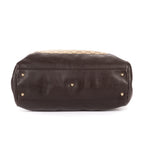 Shoulder Bag Medium Bamboo Daily Top Handle Medium Brown Monogrammed Canvas