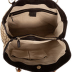 Shoulder Bag Medium Bamboo Daily Top Handle Medium Brown Monogrammed Canvas