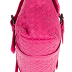 Shoulder Bag Flap Messenger Pink Intrecciato Nappa Leather
