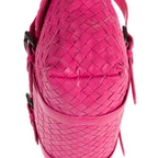 Shoulder Bag Flap Messenger Pink Intrecciato Nappa Leather